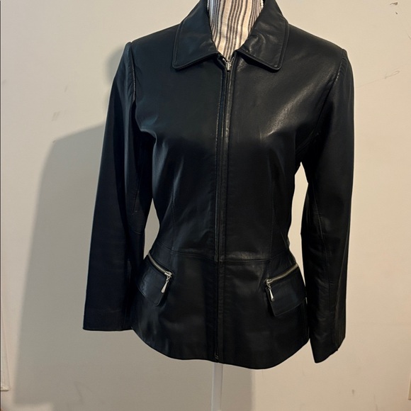 Jones New York 1990’ genuine leather jacket size S - Picture 4 of 7